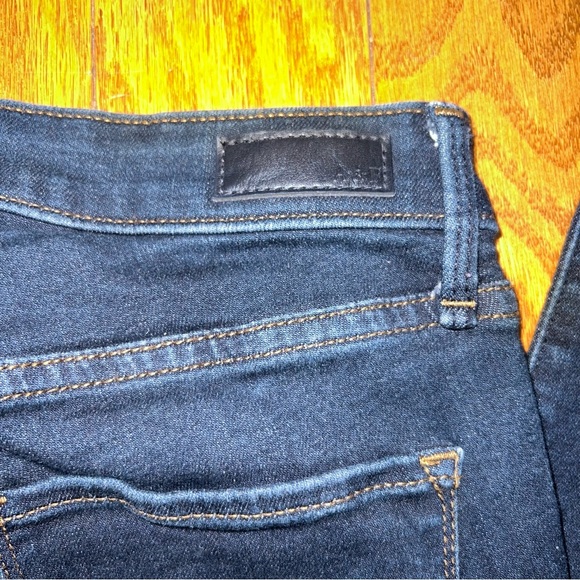 Abercrombie & Fitch Dark Wash Harper Low Rise Ankle Skinny Jeans Size 26 - Picture 7 of 8